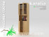 Книжный шкаф для дома KARELIA-600 с нишей и со стеклянными дверцами (глубиной 300 мм) - karelia-hovel-glass-600-300-1930-slide-b.jpg