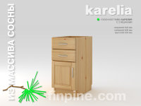 Кухонная тумба KARELIA-400 с 2-мя выдвижными ящиками
