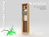 Книжный шкаф для дома KARELIA-400 с открытыми полками (глубиной 300 мм) - karelia-book-stellaj-400-300-1930-slide-b.jpg