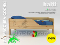 Детская кровать HALTI с рисунком ПРОСТОКВАШИНО-МАТРОСКИН