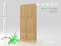 Шкаф платяной KARELIA-800 (глубиной 400 мм)
