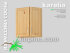 Кухонный шкаф навесной КАРЕЛИЯ-620 боковой - karelia-kitchen-cupboard-620-300-740-wood-slide-a.jpg