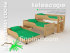 ТЕЛЕСКОП-800 детская трехъярусная выдвижная кровать (для матрасов шириной 800 мм) - 