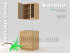 Кухонный шкаф навесной КАРЕЛИЯ-700 со стеклянными дверцами - karelia-kitchen-cupboard-700-300-740-glass-slide-b.jpg