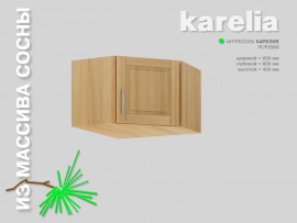 антресоль KARELIA-600-600 угловая (высотой 400 мм) - 