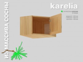 антресоль KARELIA-600-600 угловая (высотой 400 мм) - 