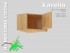 антресоль KARELIA-600-600 угловая (высотой 400 мм) - 