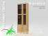 книжный шкаф для дома KARELIA-700 со стеклянными дверцами (глубиной 300 мм) - karelia-bookcase-glass-700-300-1930.jpg