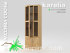 книжный шкаф для дома KARELIA-700 со стеклянными дверцами (глубиной 300 мм) - karelia-bookcase-glass-700-300-1930-slide-b.jpg